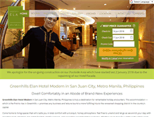 Tablet Screenshot of greenhillselanhotelmodern.com